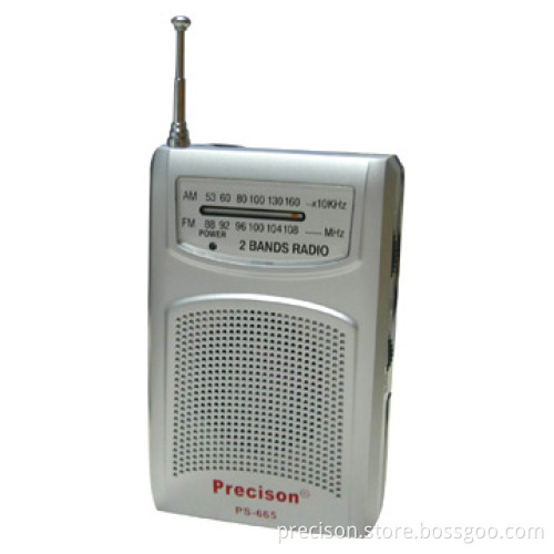 PS-665 am/fm 2 band radio with speaker